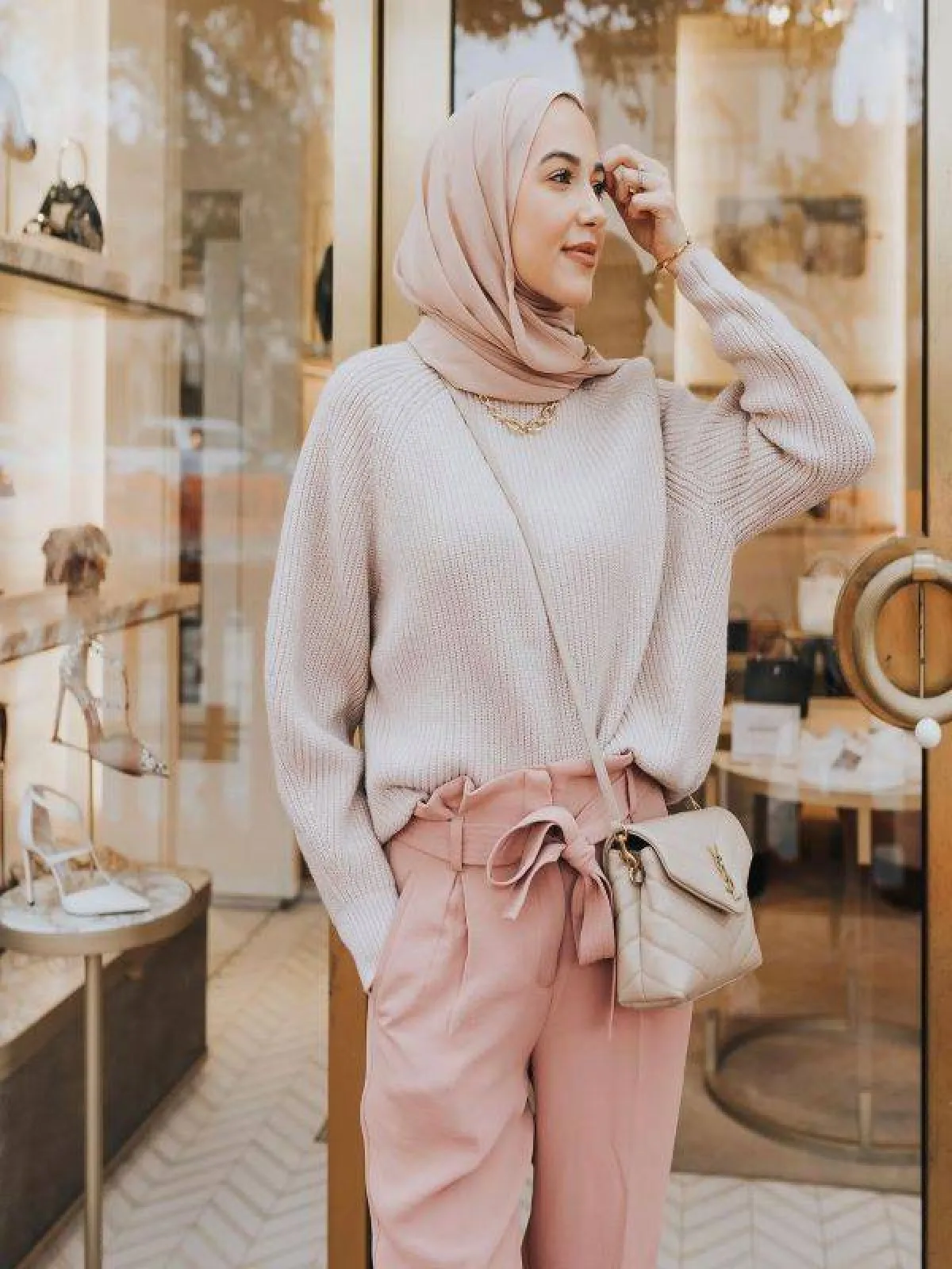 تنسيق البلوفر التريكو