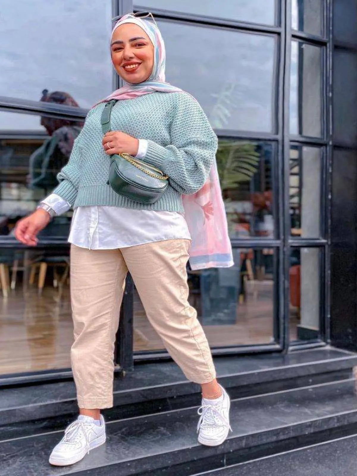 تنسيق البلوفر التريكو