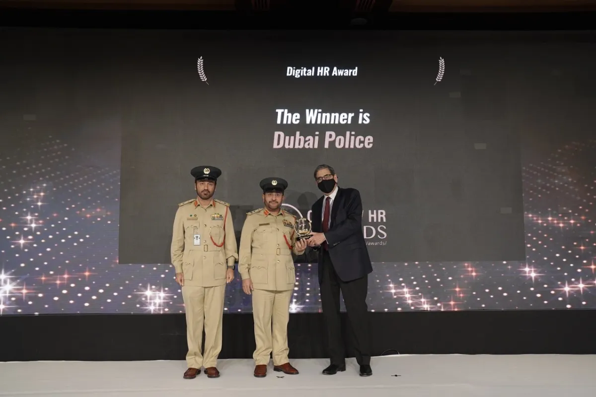 إيفاد شرطة دبي تحصد جائزة الموارد البشرية الرقمية خليجيًّا. الصورة من تويتر شرطة دبي