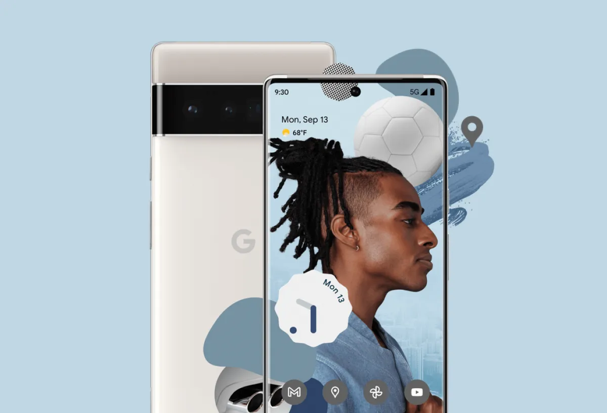صورة من الهاتف الجديد الخاص بشركة غوغل