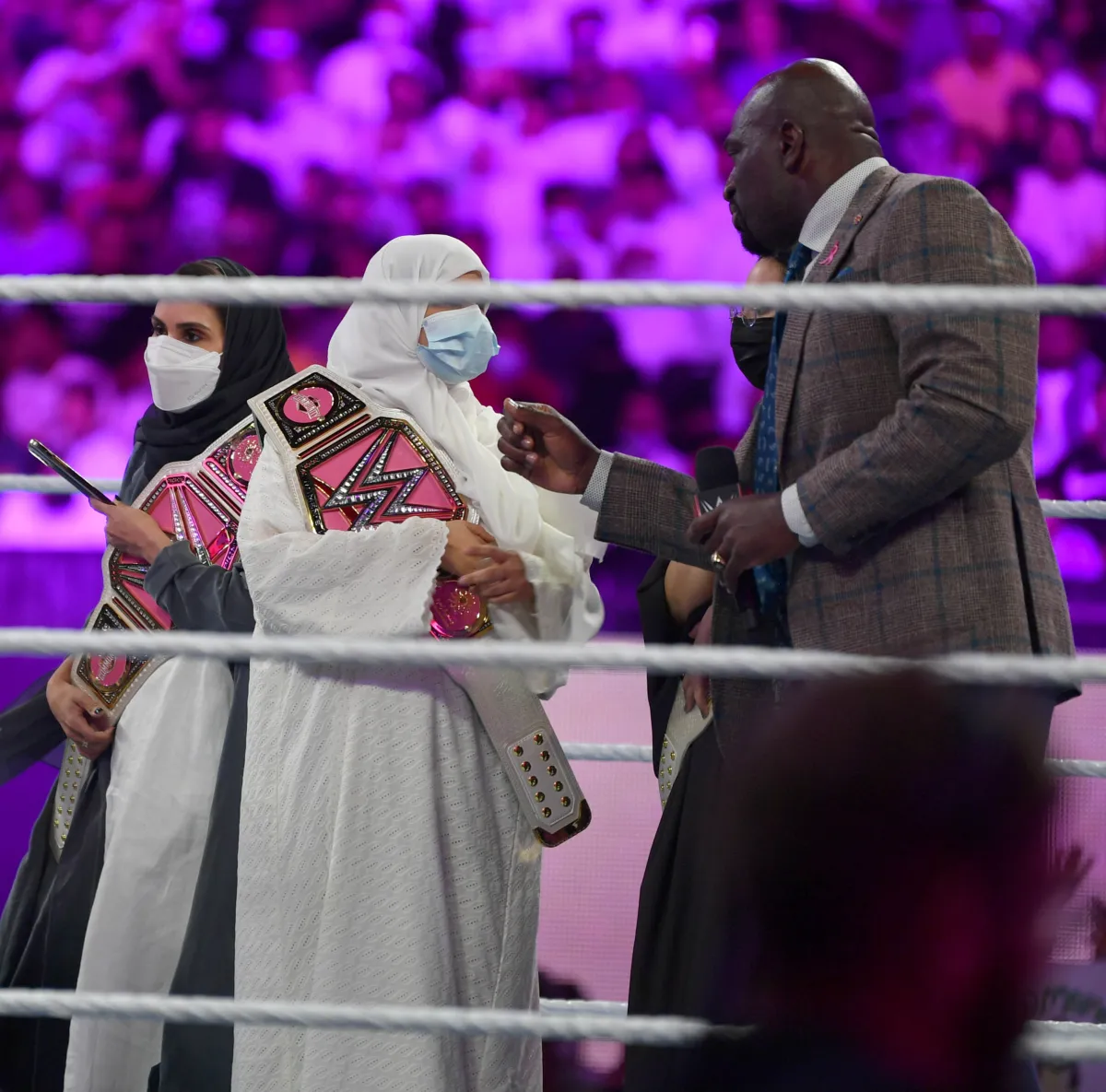 سعوديات على حلبة المصارعة WWE