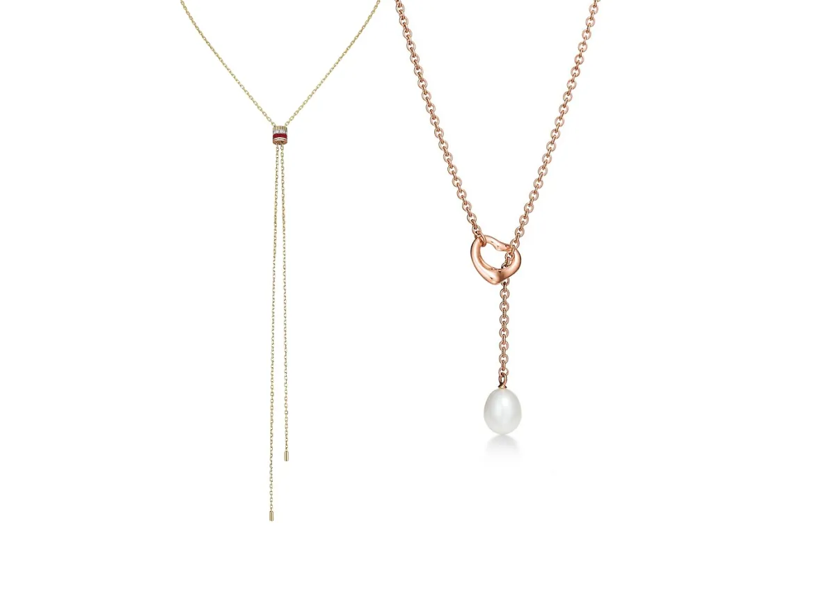 موديلات سلاسل Lariat راقية للفتاة صاحبة الأسلوب الناعم