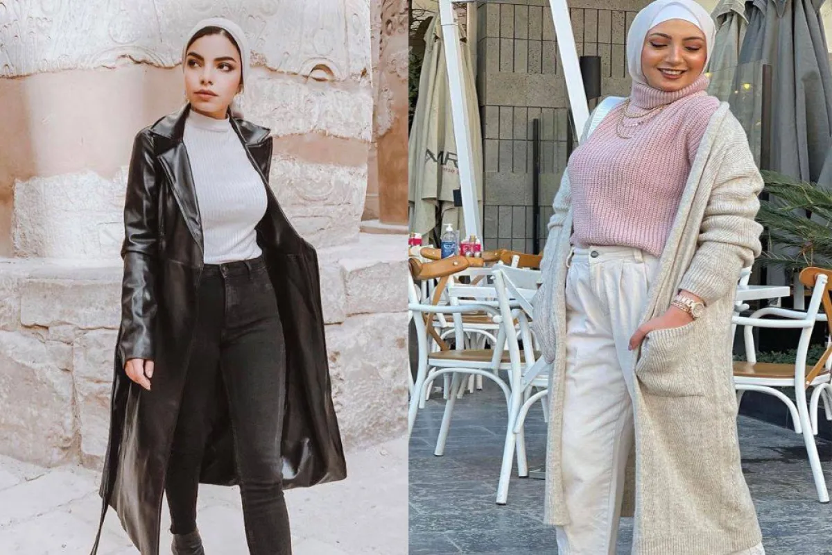 موديلات معاطف شتوية أنيقة للمحجبات