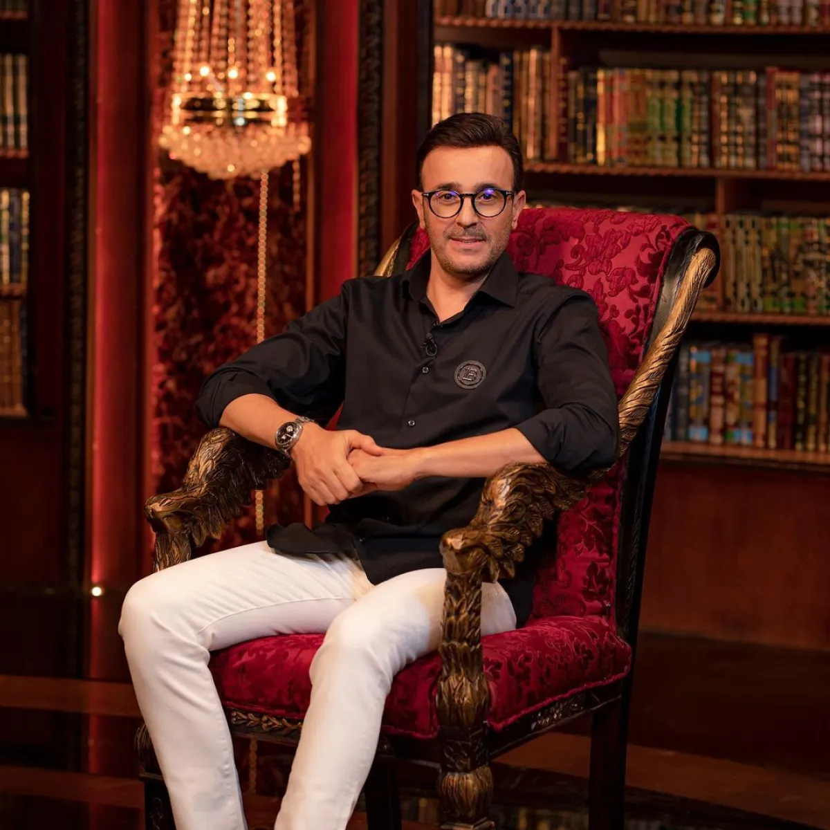 صابر الرباعي - الصورة من حساب وفاء الكيلاني على إنستقرام