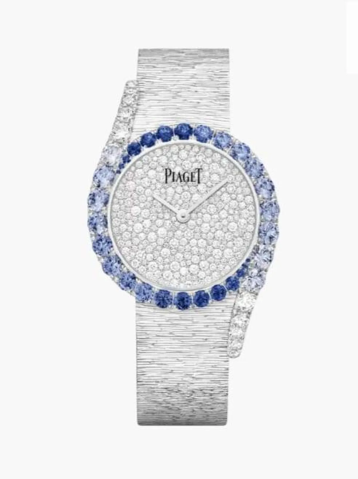 ساعة بالياقوت الأزرق السريلانكي 