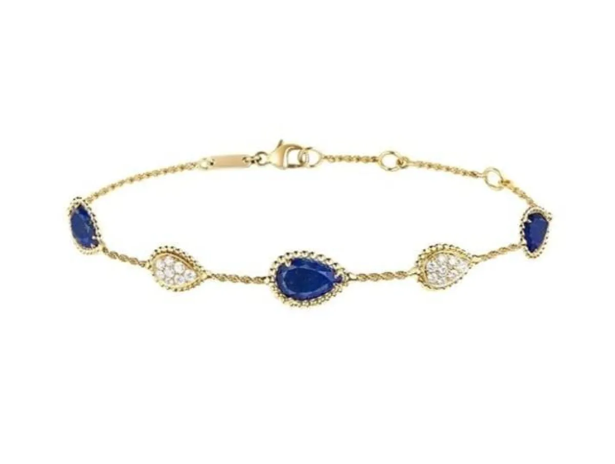 سوار بالياقوت الأزرق السريلانكي