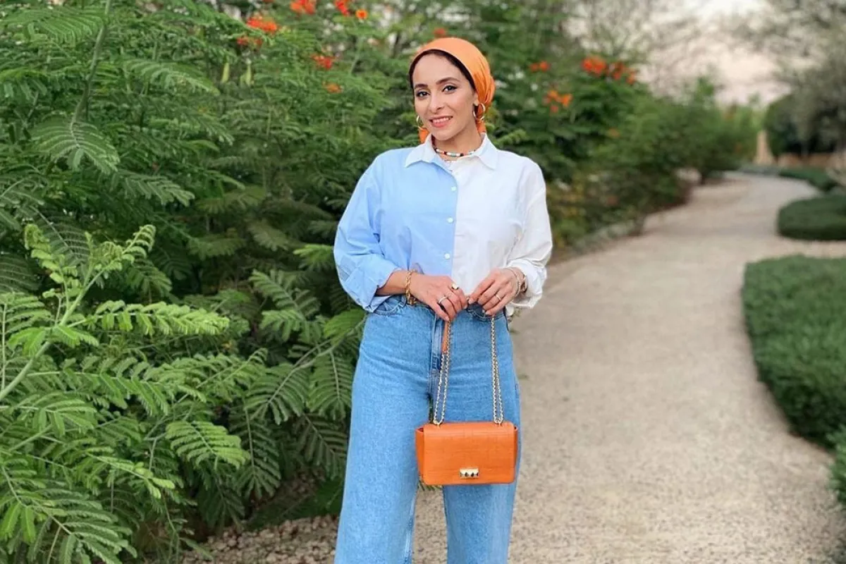 تنسيق الجينز الواسع