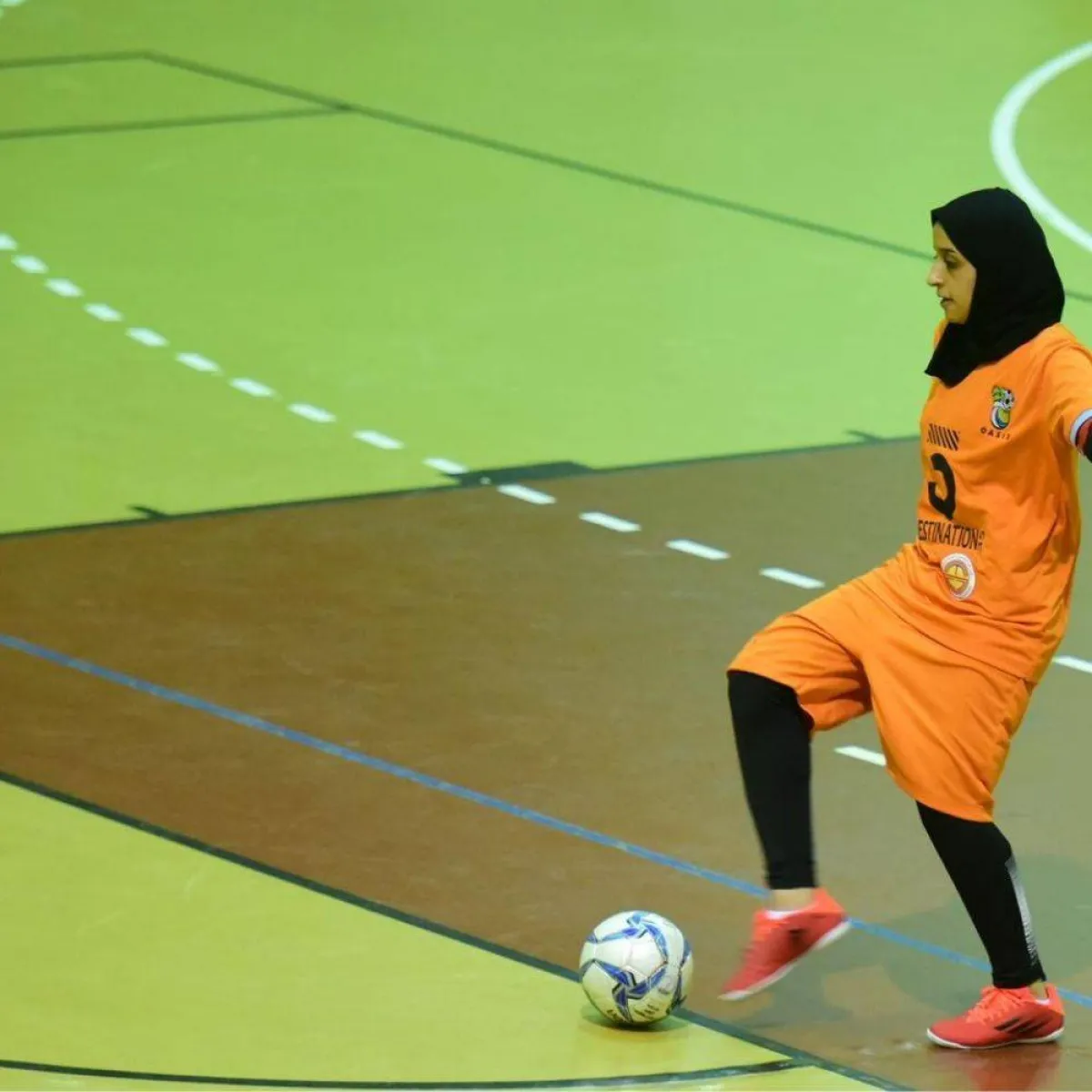 كرة قدم نسائية بنادي القادسية بالخبر ضمن فعالية الشرقية وردية 13