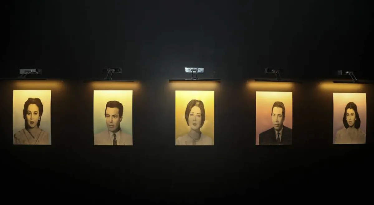 الأعمال الفنية في المعرض