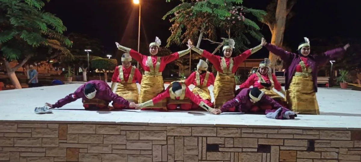 أحد الفرق فى المهرجان الدولي للفنون الشعبية 