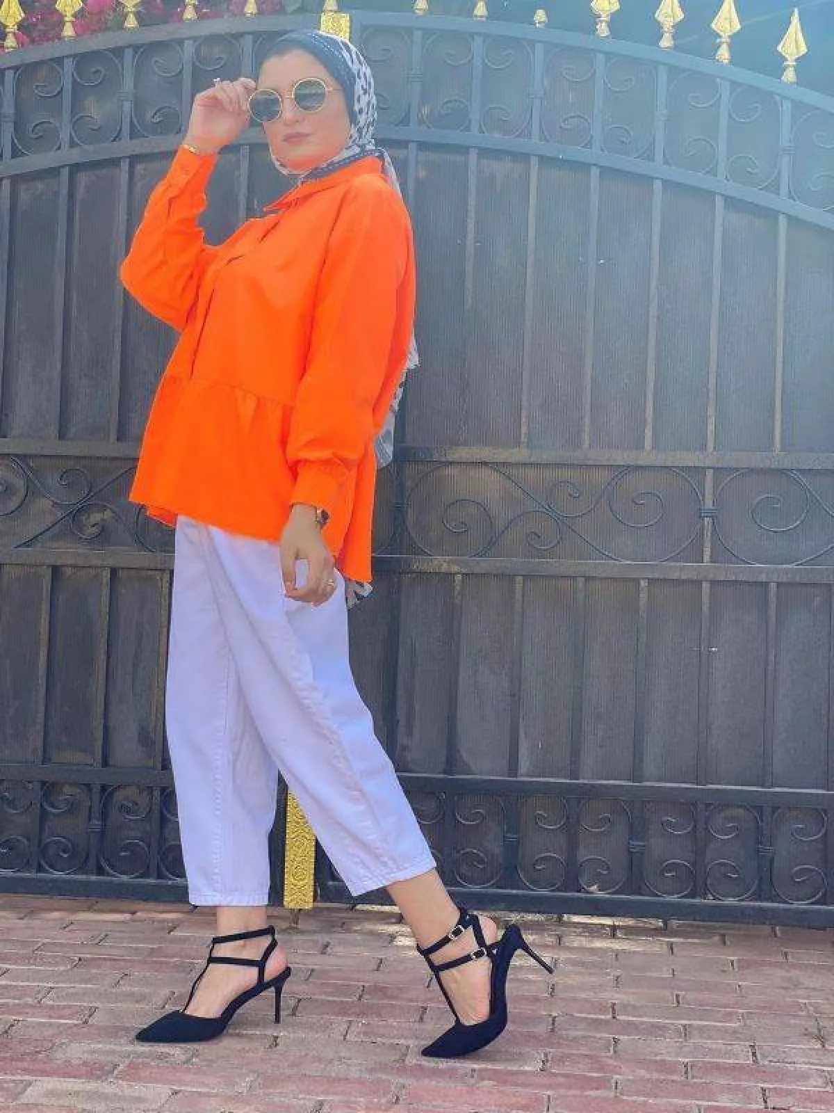 الكنزة البرتقالية  للخريف