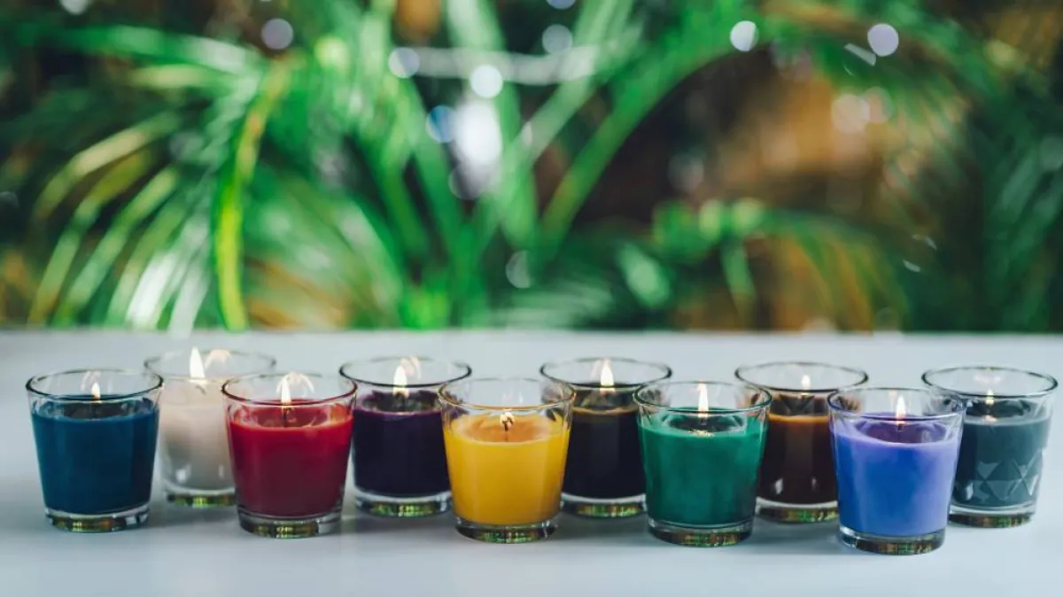 تنسيق الشموع العطرية في المنزل