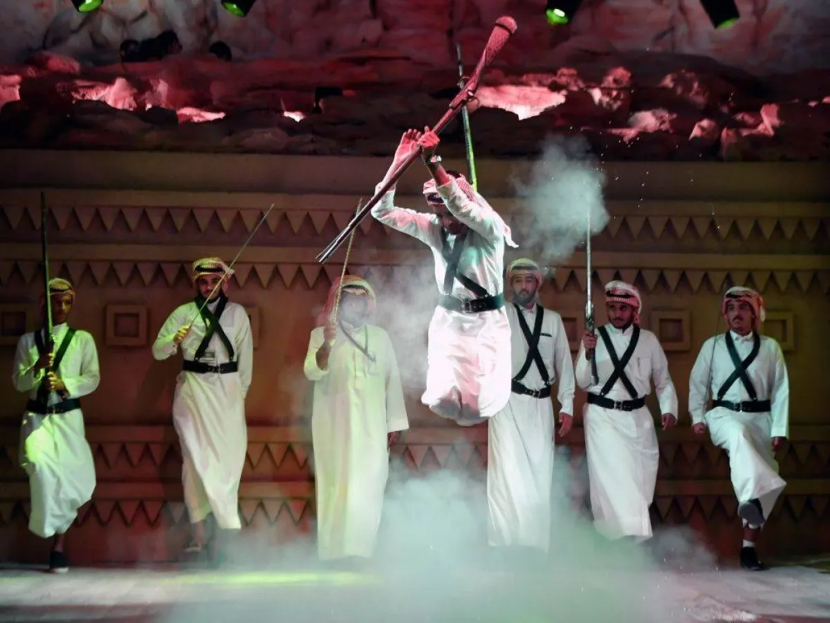 الرقص الشعبي 