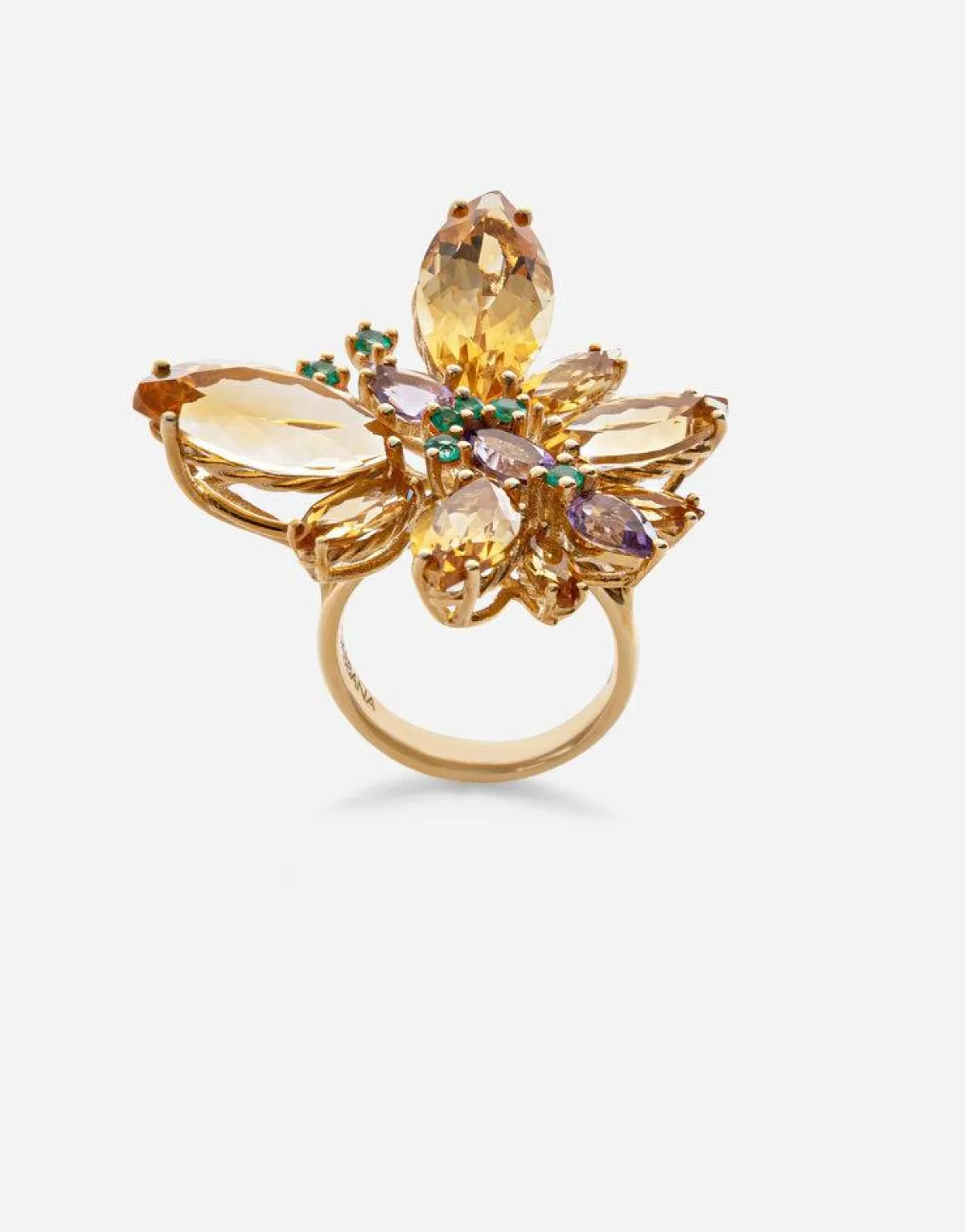 خاتم Citrine butterfly من دولتشي أند غابانا Dolce & Gabanna