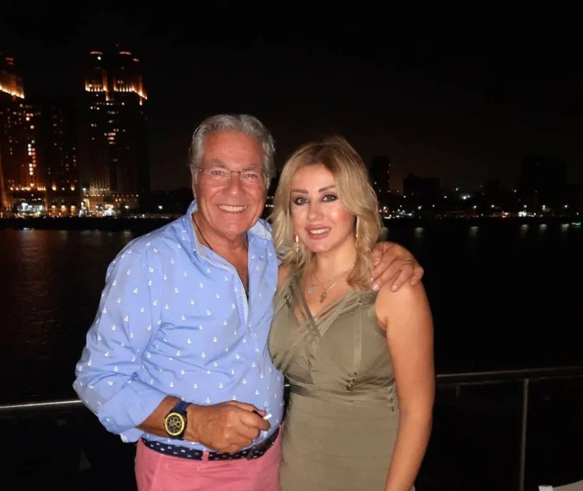 مصطفى فهمي وفاتن موسى - الصورة من حسابها على انستغرام