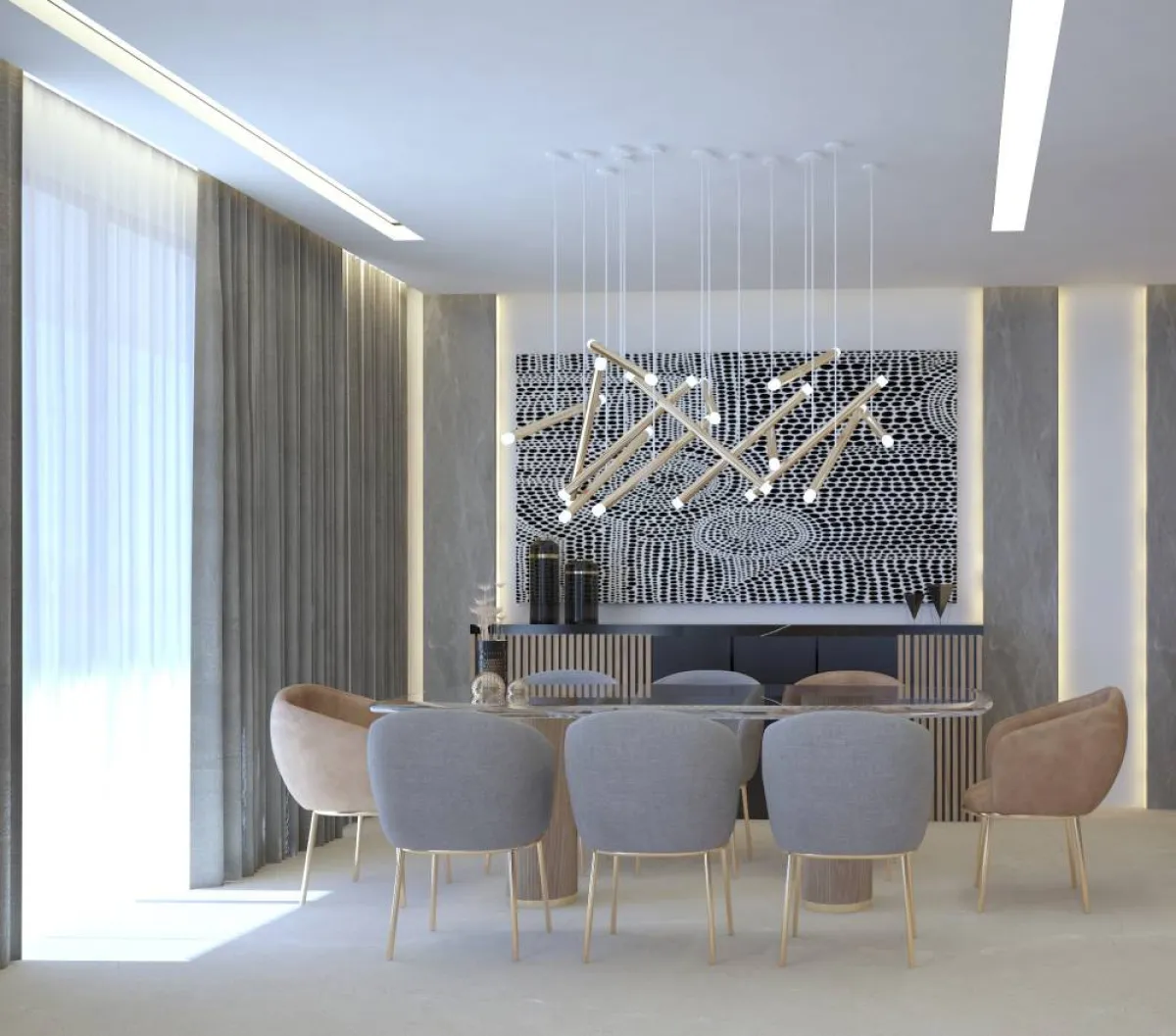 يُفضّل طلاء الجدران بألوان فاتحة 