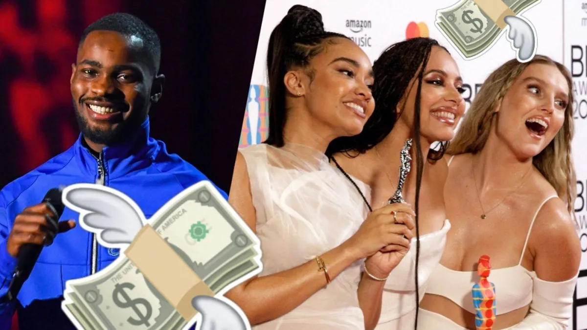 فرقة Little Mix وديف- الصورة من موقع مجلة Heat World