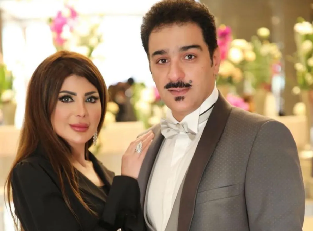 الهام الفضالة و شهاب جوهر - الصورة على حسابها في الانستغرام