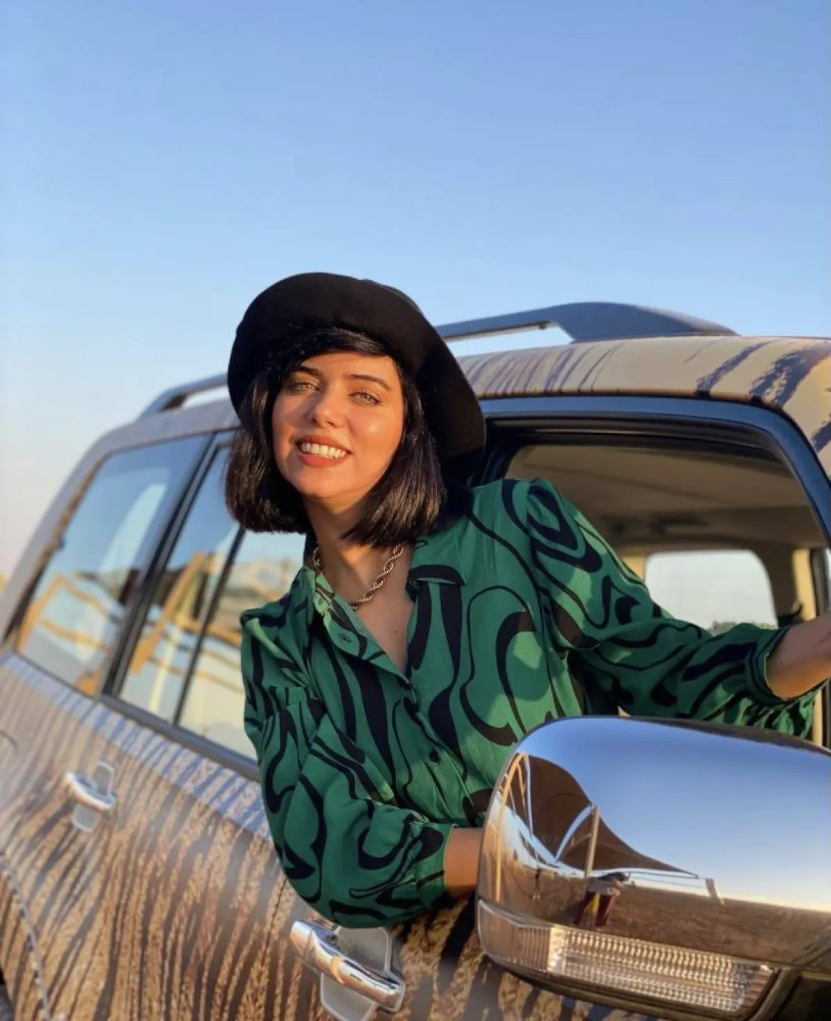 عزة زعرور من سفاري الرياض - الصورة من حسابها على إنستقرام