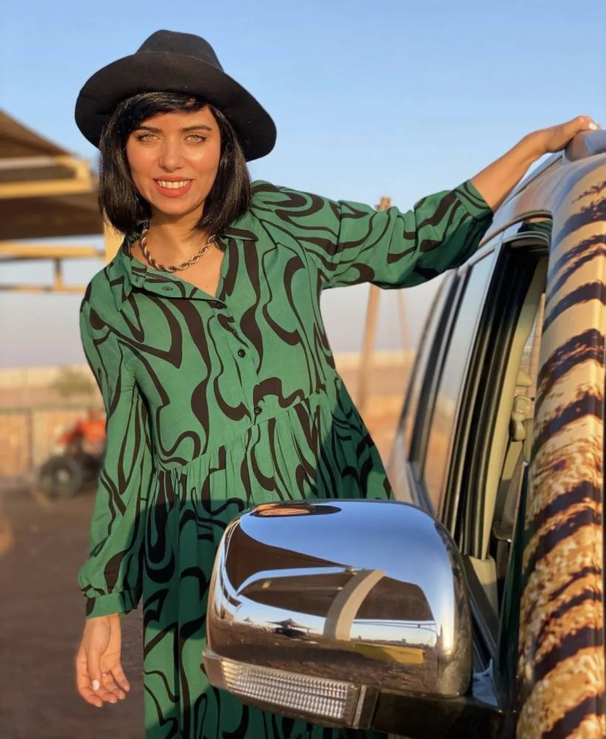 عزة زعرور من سفاري الرياض - الصورة من حسابها على إنستقرام