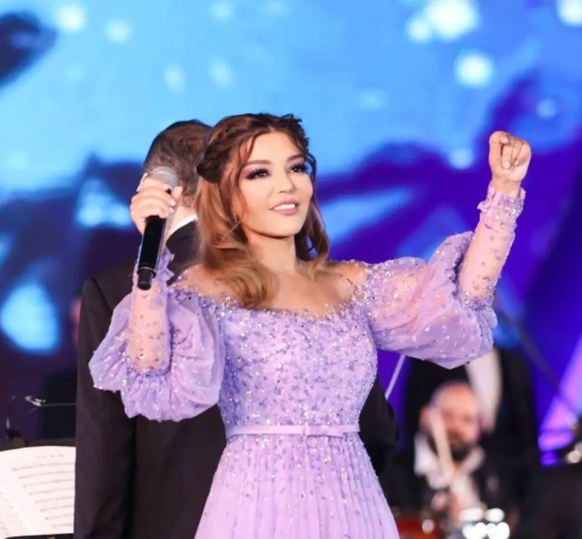 سميرة سعيد من مهرجان الموسيقى العربية - الصورة من حسابها على انستغرام