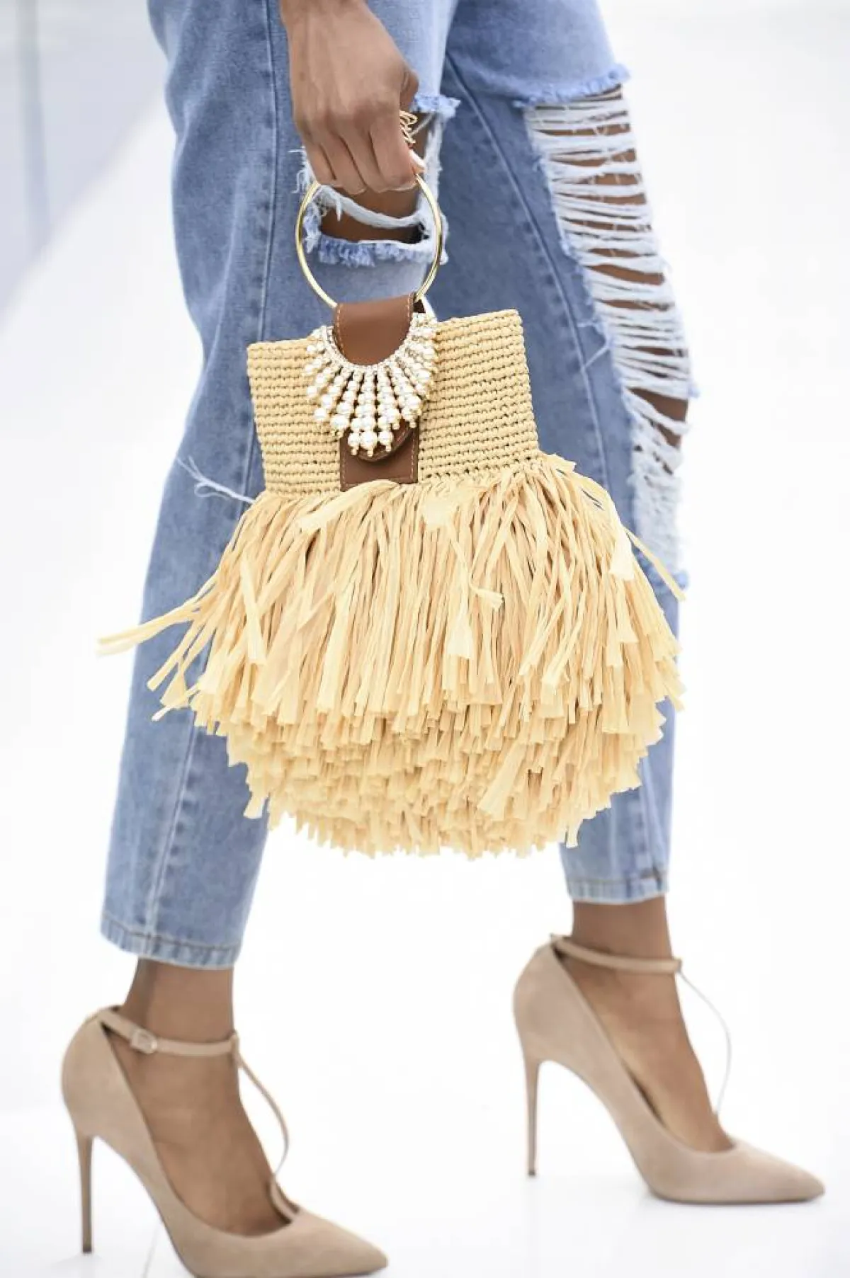 حقيبة فخمة مزيّنة بشراشيب من فلاينغ سولو Flying Solo  