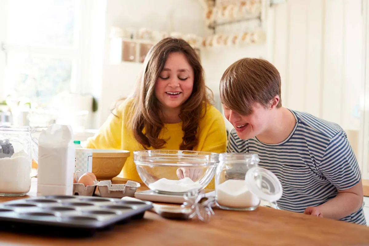  صورة لطفل من ذوي الاحتياجات الخاصة 