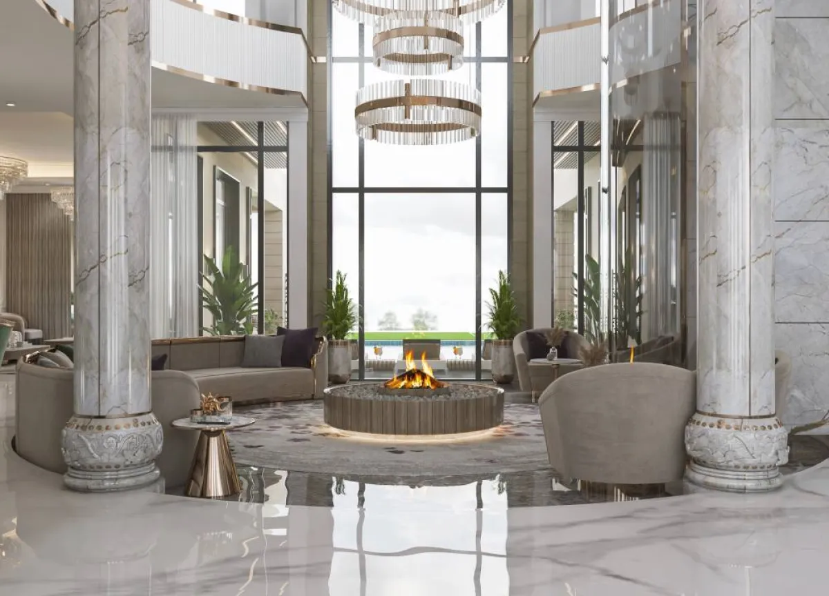 الزجاج في تفاصيل الديكور الداخلي العصري 