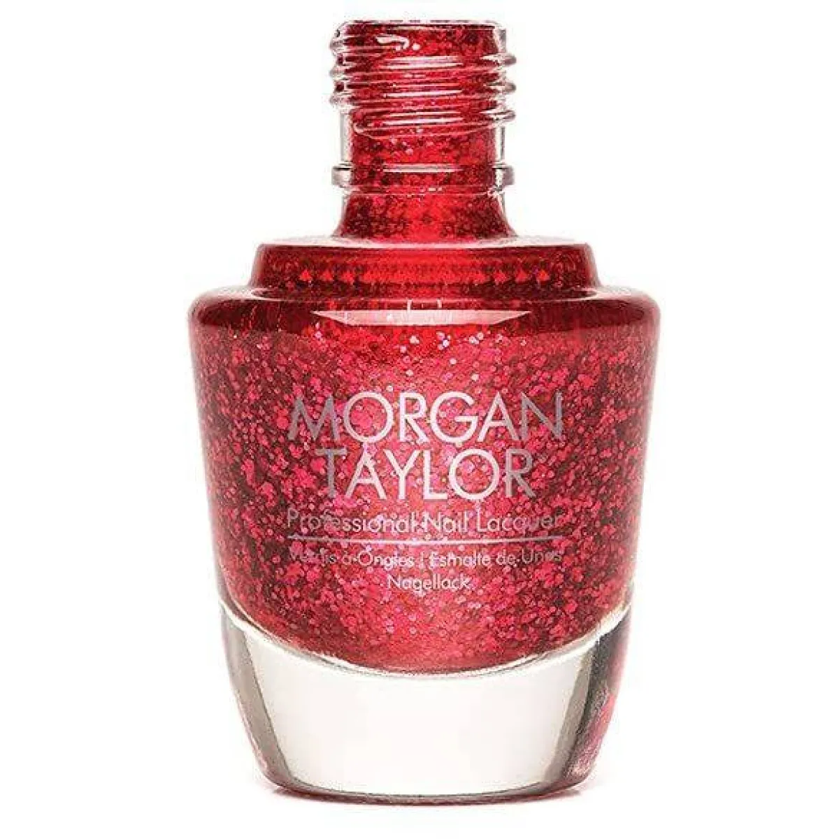 موضة طلاء أظافر غليتر أحمر