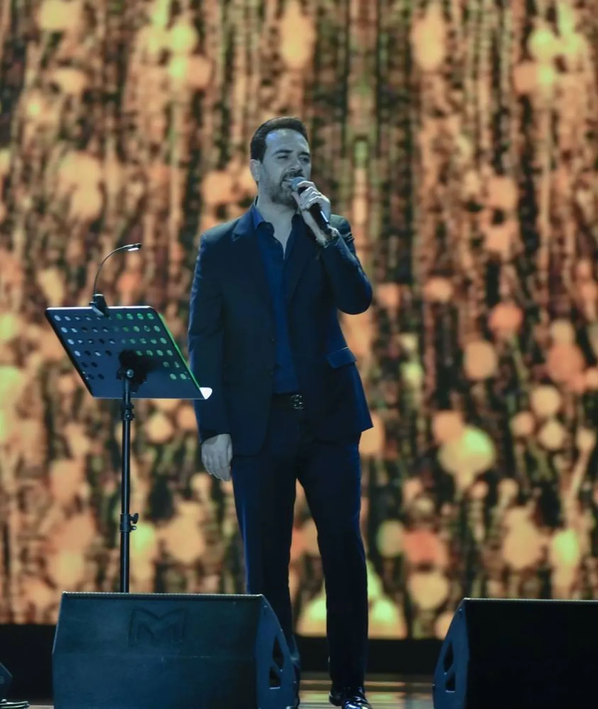 وائل جسار من الحفل - تصوير بشير صالح