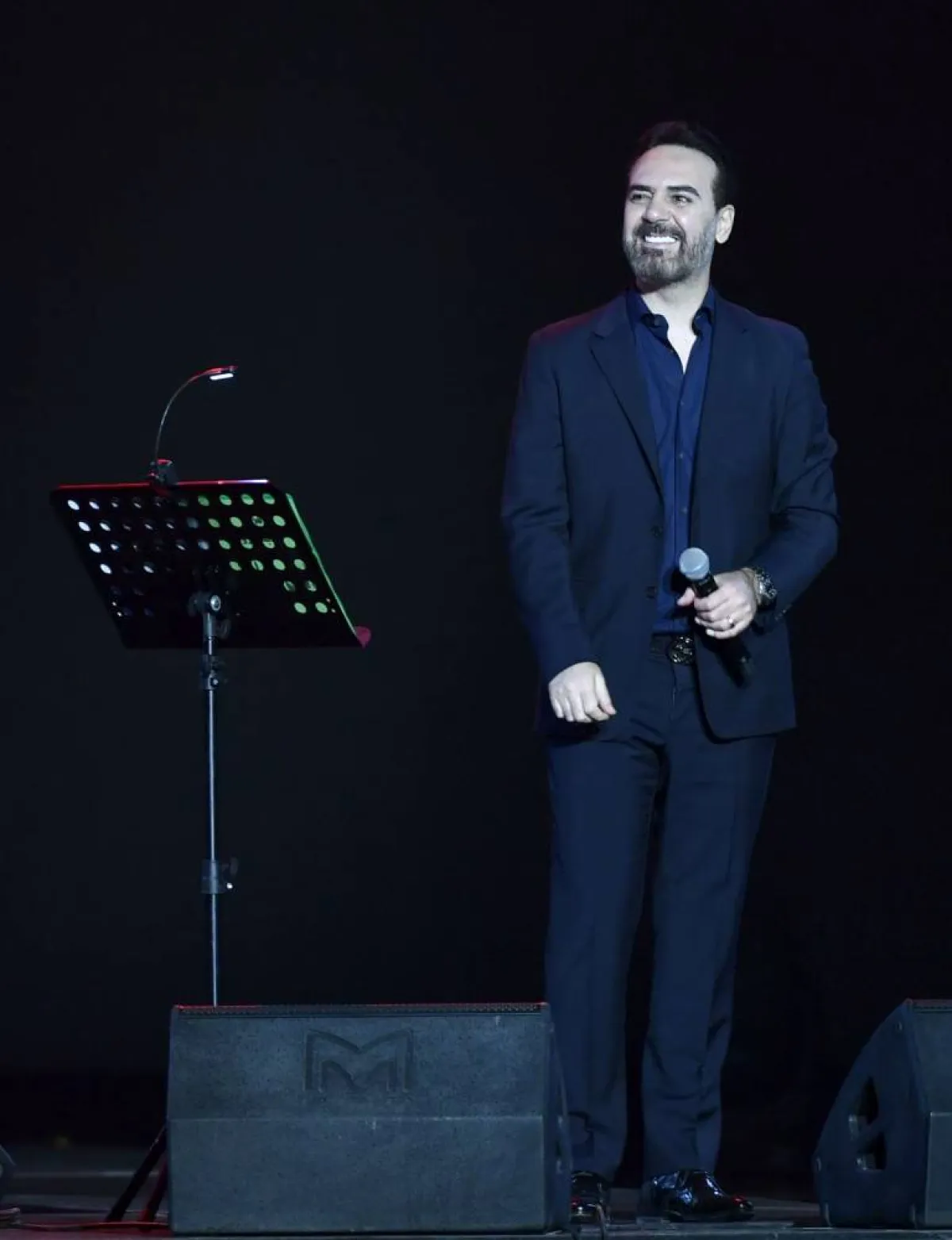 وائل جسار من الحفل - تصوير بشير صالح