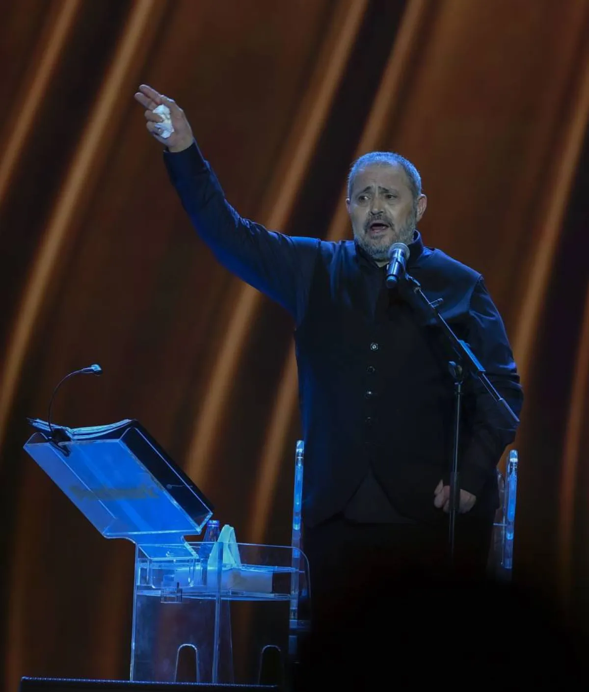 جورج وسوف من الحفل - تصوير بشير صالح