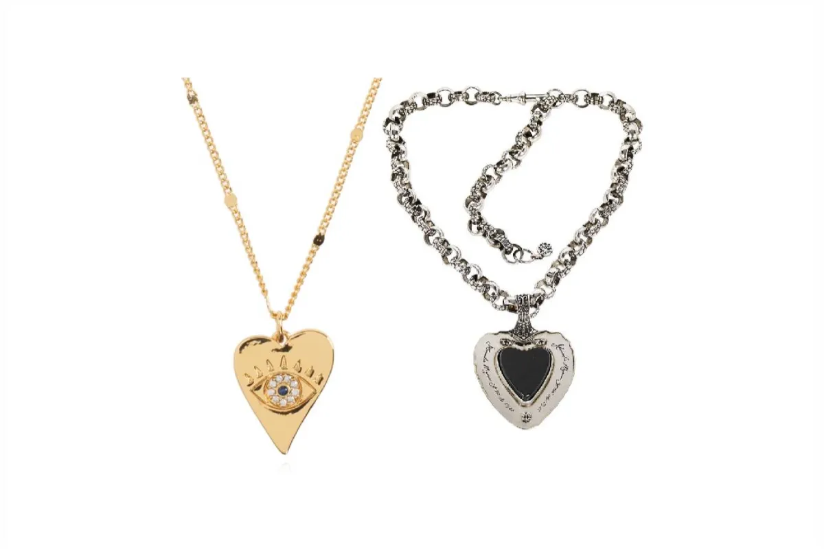 سلاسل على شكل قلب حقيقي