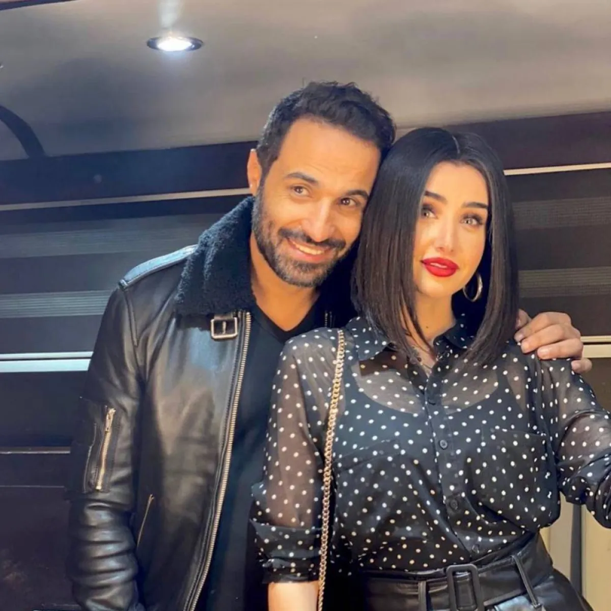 هنا الزاهد وأحمد فهمي - الصورة من حسابها على انستغرام