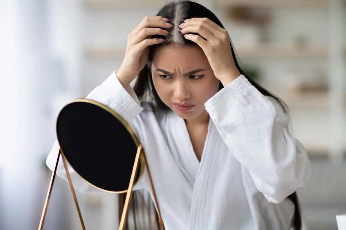 الشعر الأبيض