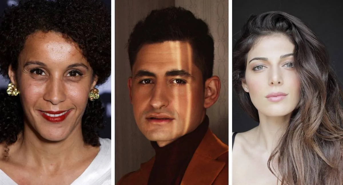 لجنة تحكيم جائزة أفضل فيلم عربي - أمير المصري ورزان جمال وصوفيا جاما - الصورة من المسؤول الإعلامي للمهرجان