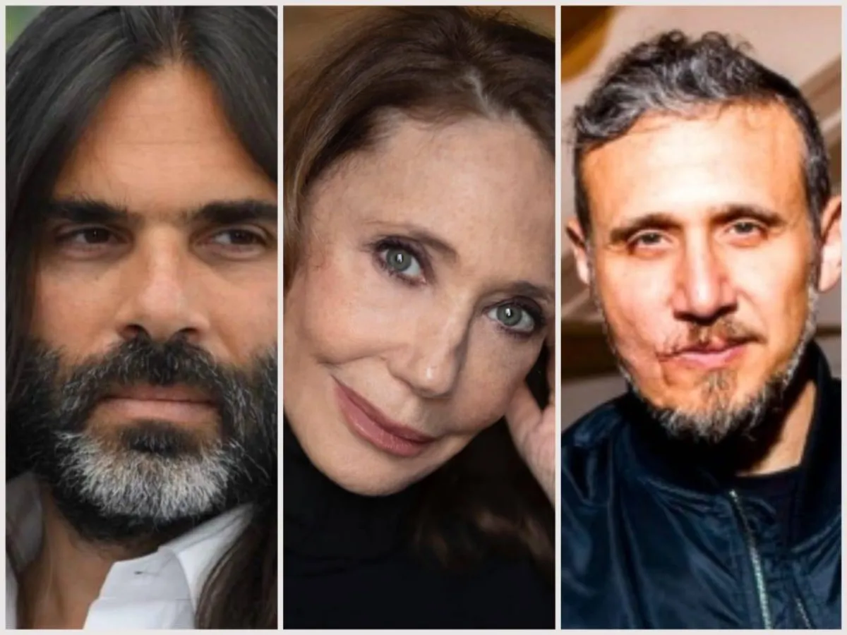 ماريسا برينسون والمخرج روبرتو مينرفيني والملحن والمنتج الموسيقي خالد مزنر أعضاء لجنة الافلام الروائية الطويلة - الصورة من مسؤول المهرجان