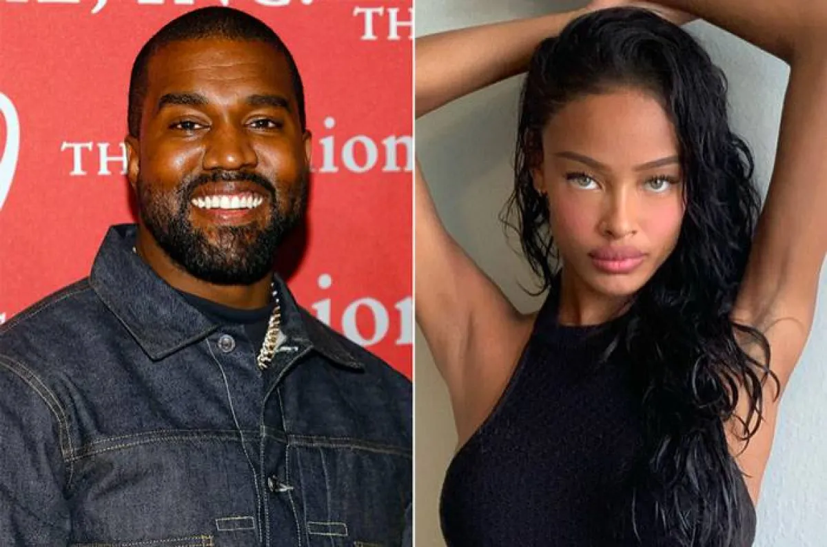 حبيبة كانيي ويست عارضة الأزياء فينيتريا تصغره بـ15 عاماً - الصورة من موقع Rap-Up