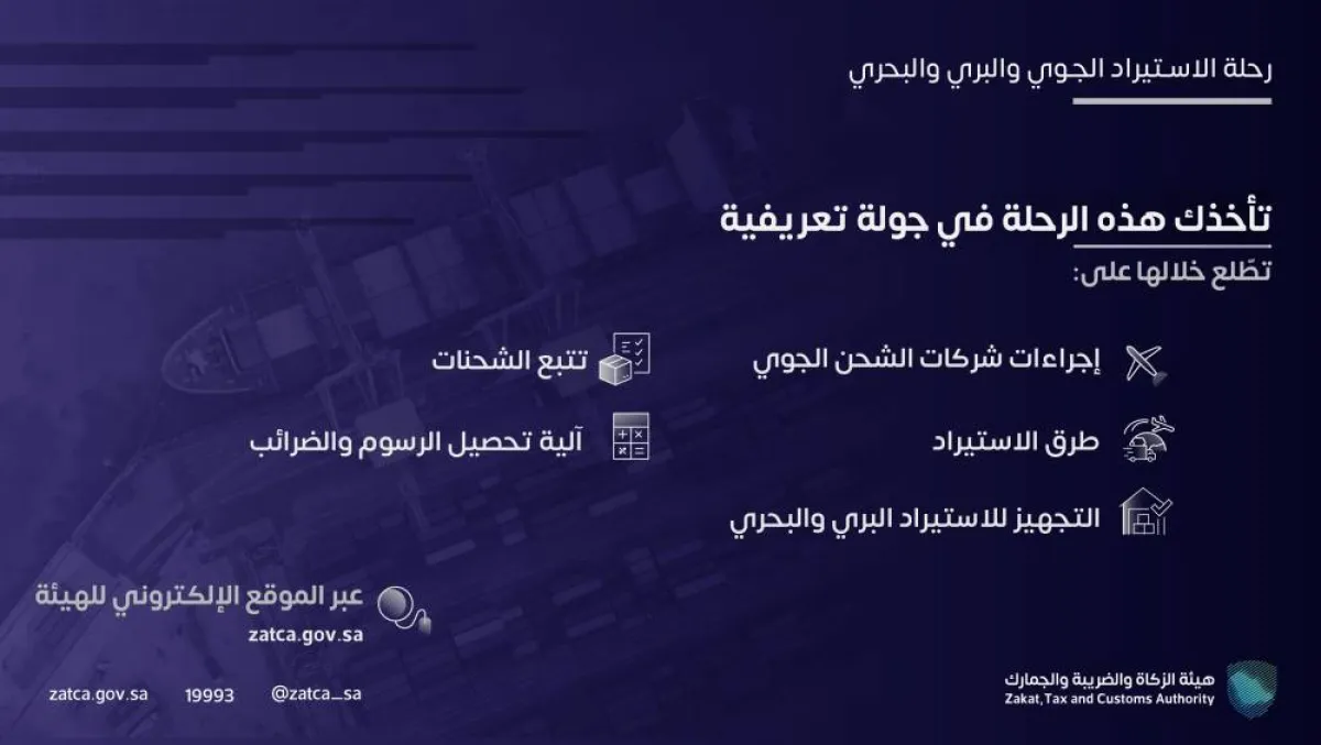 تعرف على كل ما يتعلق بالاستيراد الجوي والبري والبحري من خلال الرحلات التعليمية