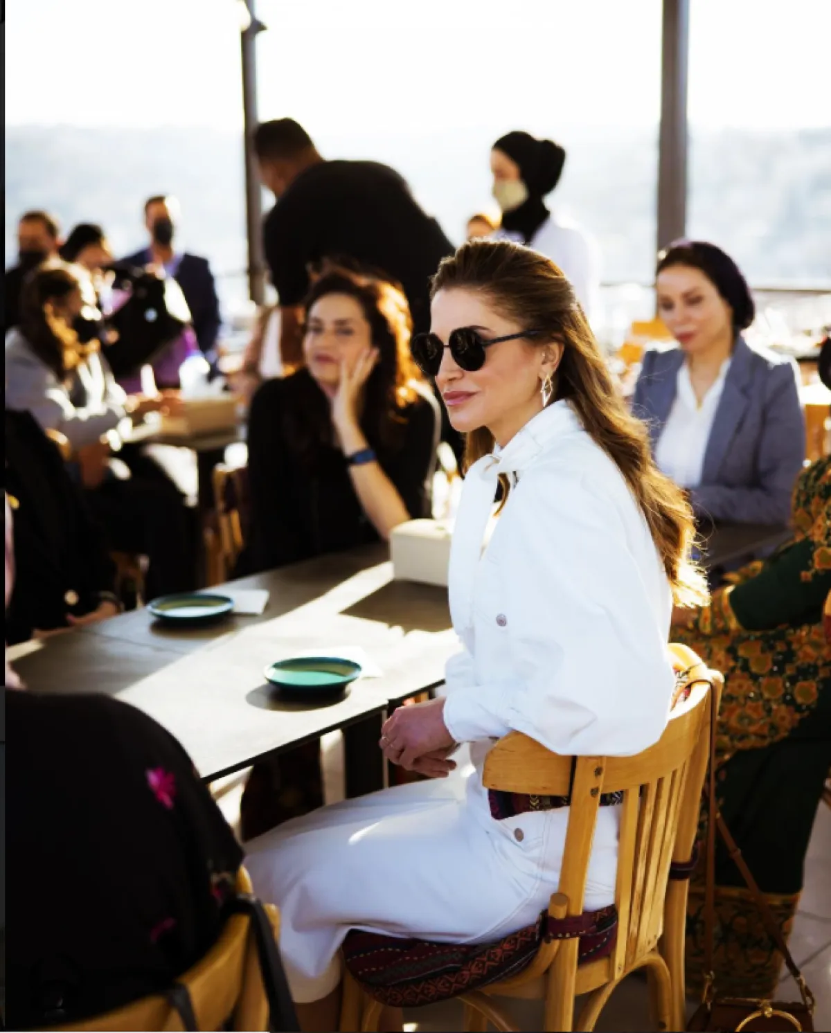 الملكة رانيا ترتدي من زيمرمان