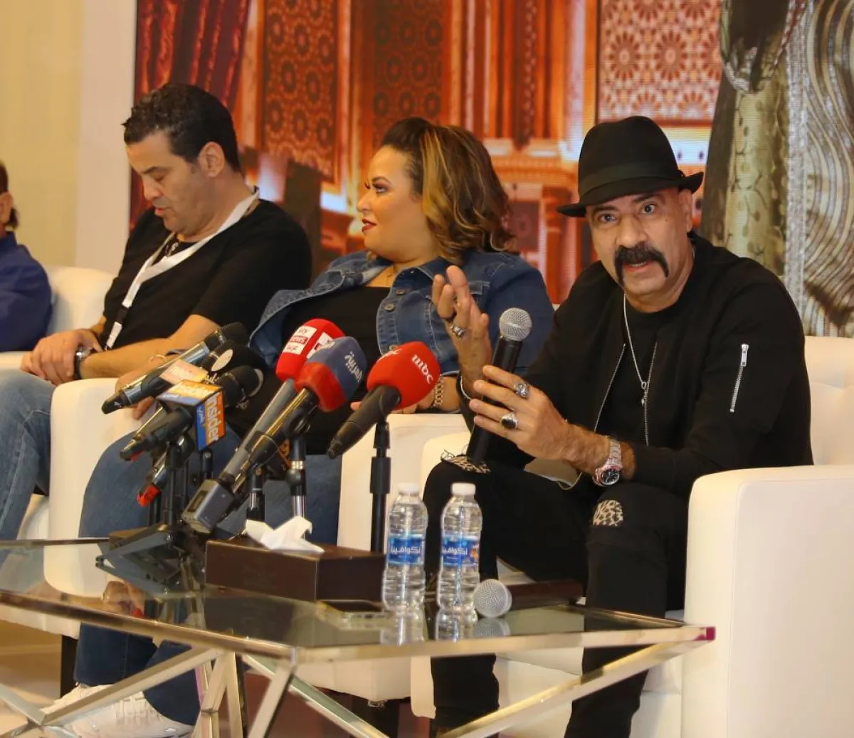 اللمبي يتحدث في المؤتمر الصحفي