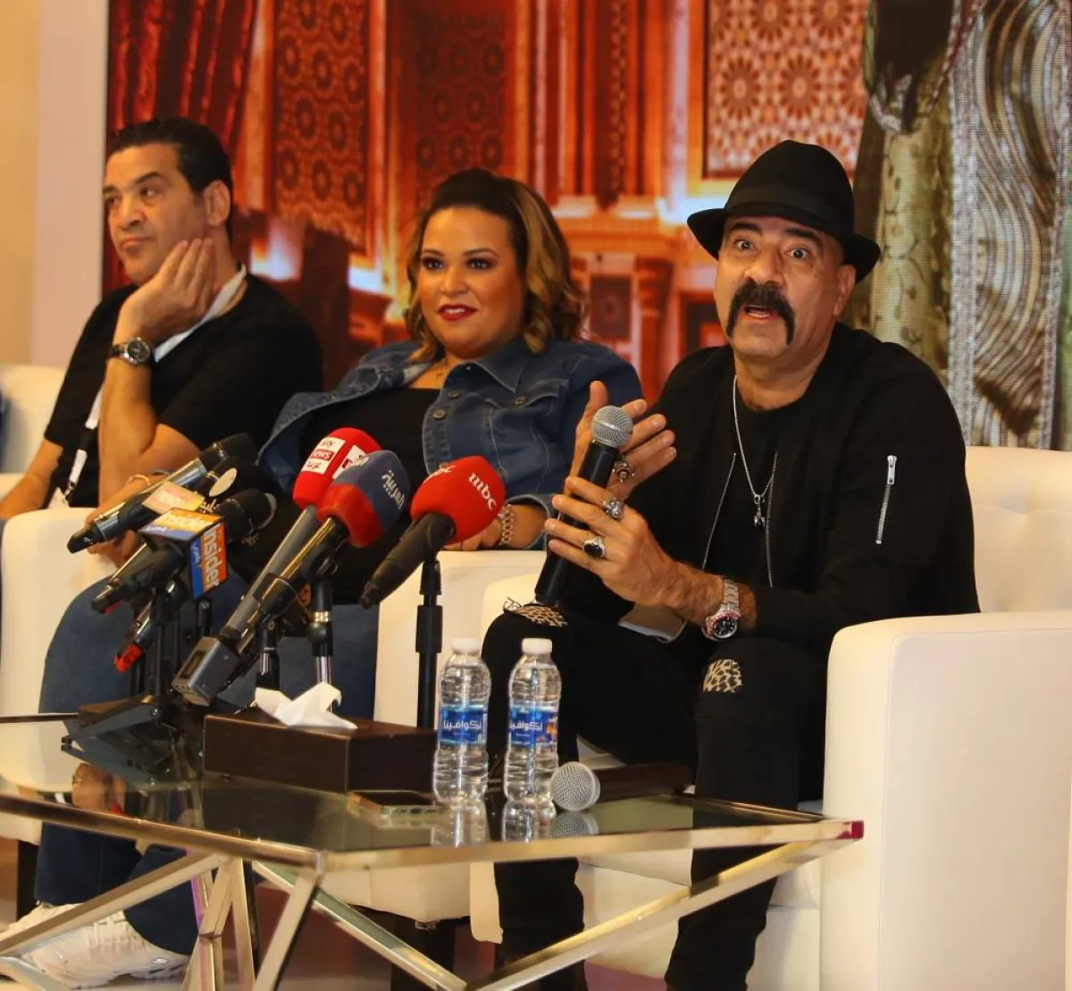 3اللمبي في المؤتمر الصحفي