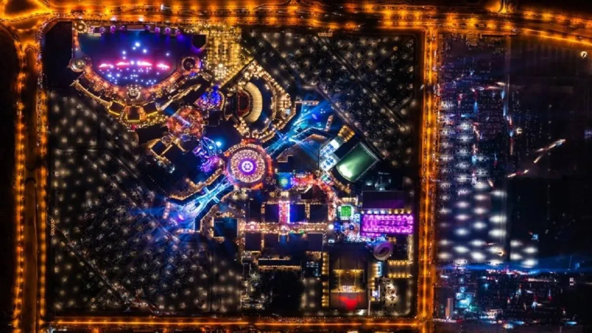 صورة بانورامية مذهلة لحجم بوليفارد رياض سيتي