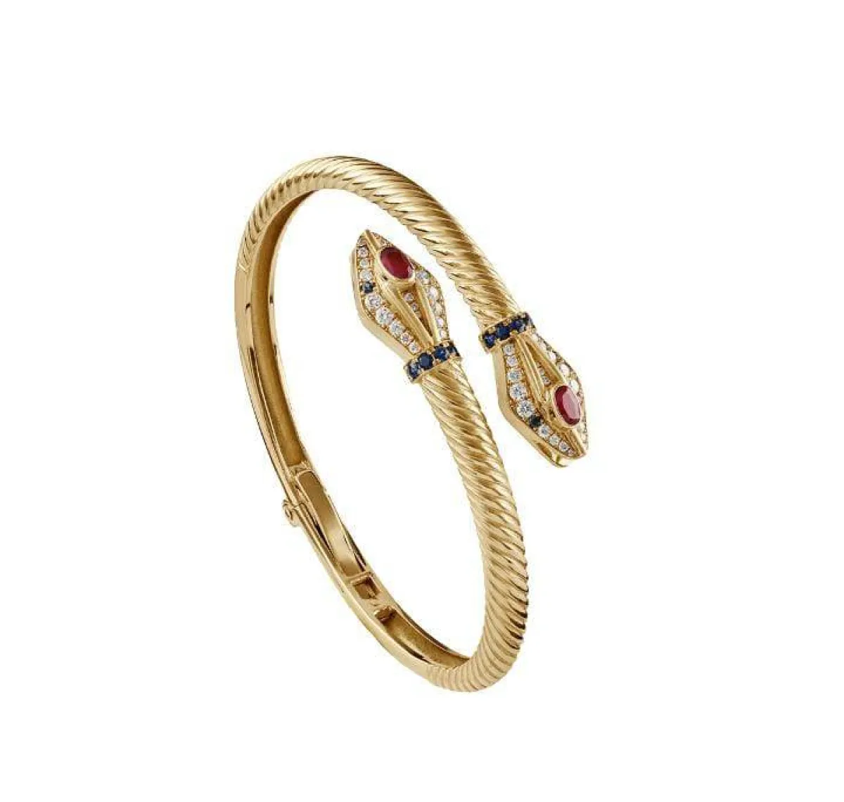 سوار  The Gold snake Bangle من عزة فهمي Azza Fahmy  