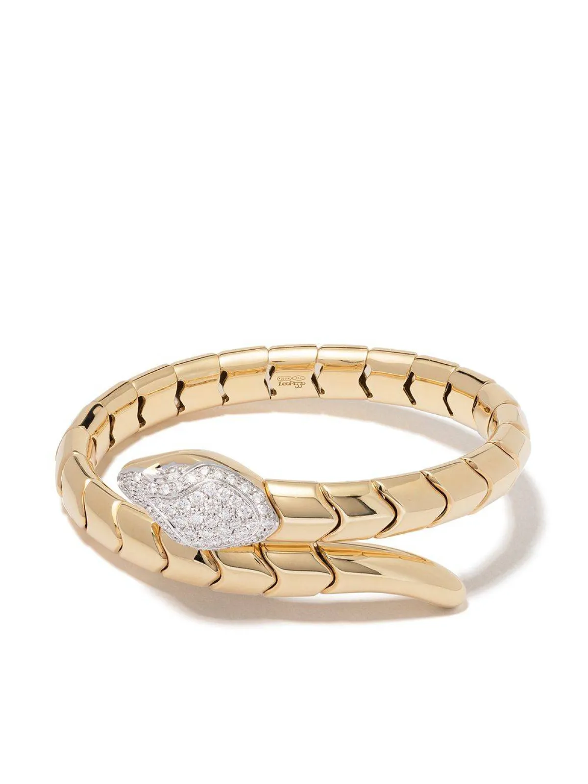 سوار ذهب على شكل ثعبان من ماركة Leo Pizzo 