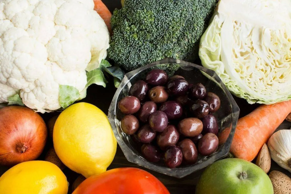 صورة توضح الأكل الصحي