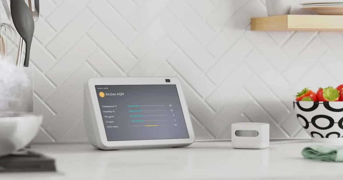 جهاز مراقبة جودة الهواء الداخلي الجديد من أمازون