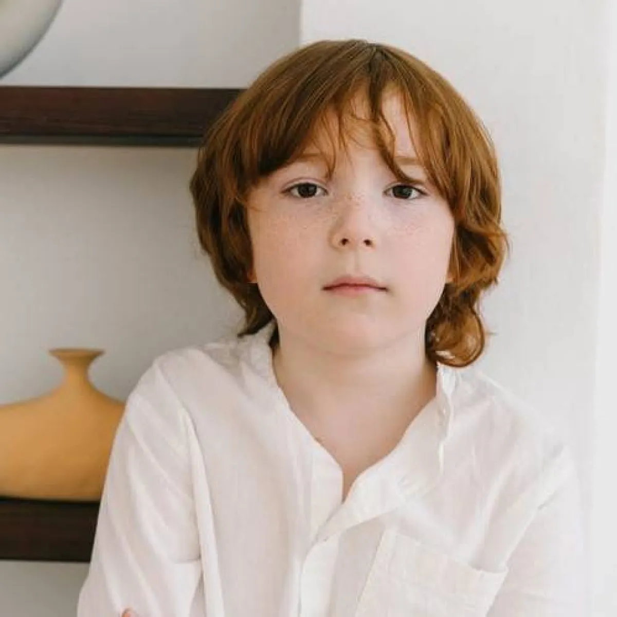 صورة لطفل مكتئب