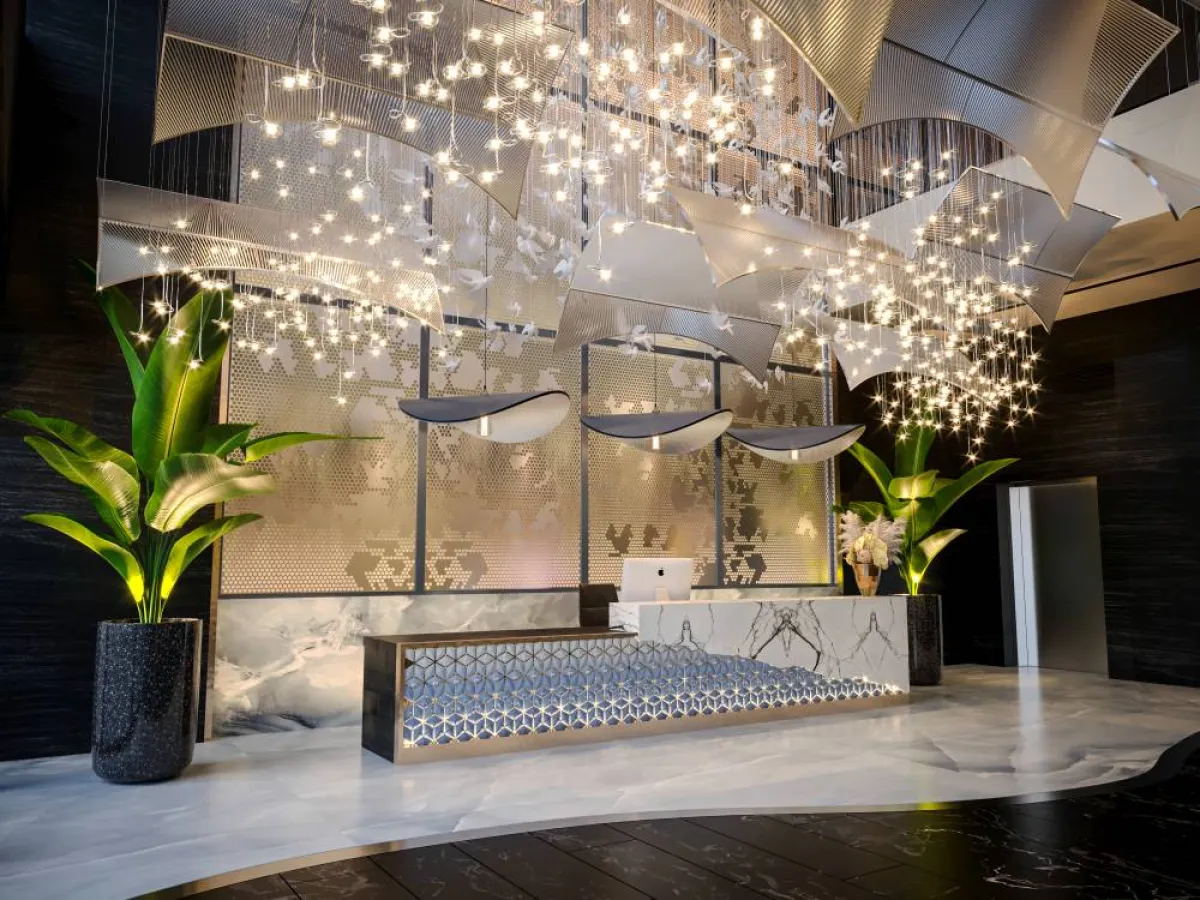 الفضة في الديكورات الحديثة الفخمة