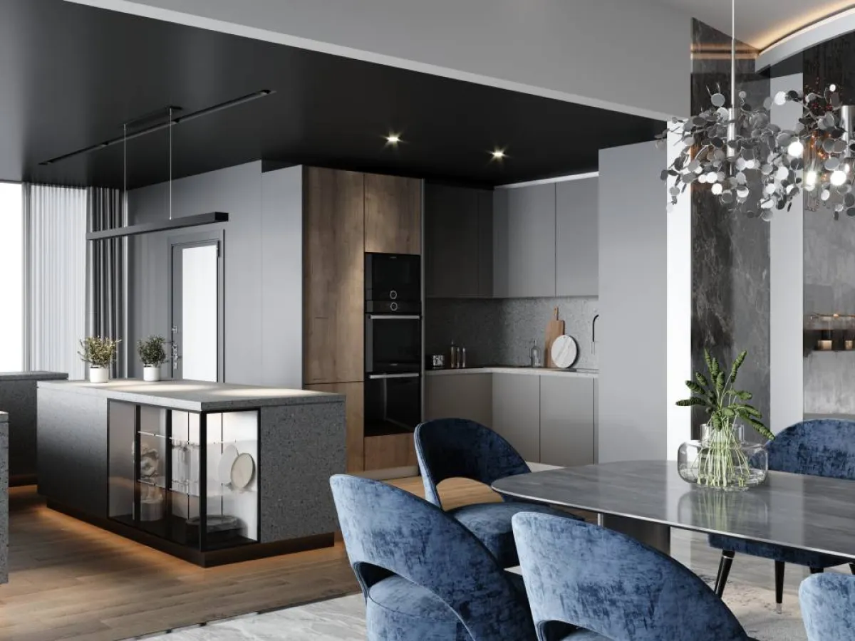 تتماشى ألوان عدة مع الفضّي، كالأزرق، مهما كان التدرّج منه